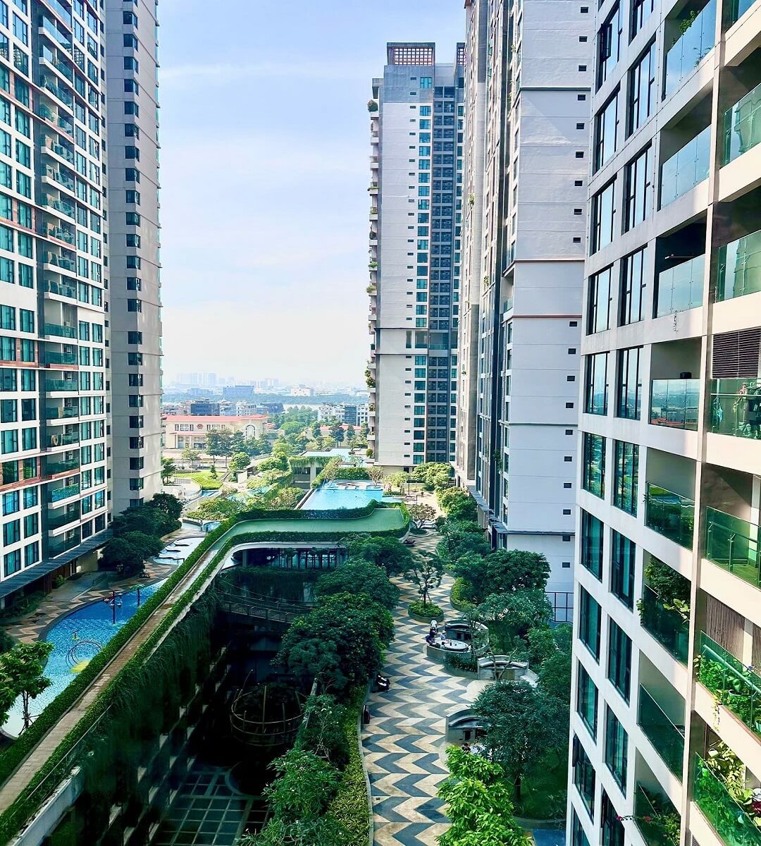 Cho thuê 2 Phòng ngủ Feliz En Vista View nội khu đẹp
